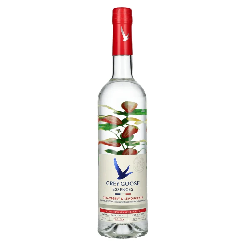 Grey Goose Essences STRAWBERRY & LEMONGRASS Flavored Vodka 30% Vol. 0,7l