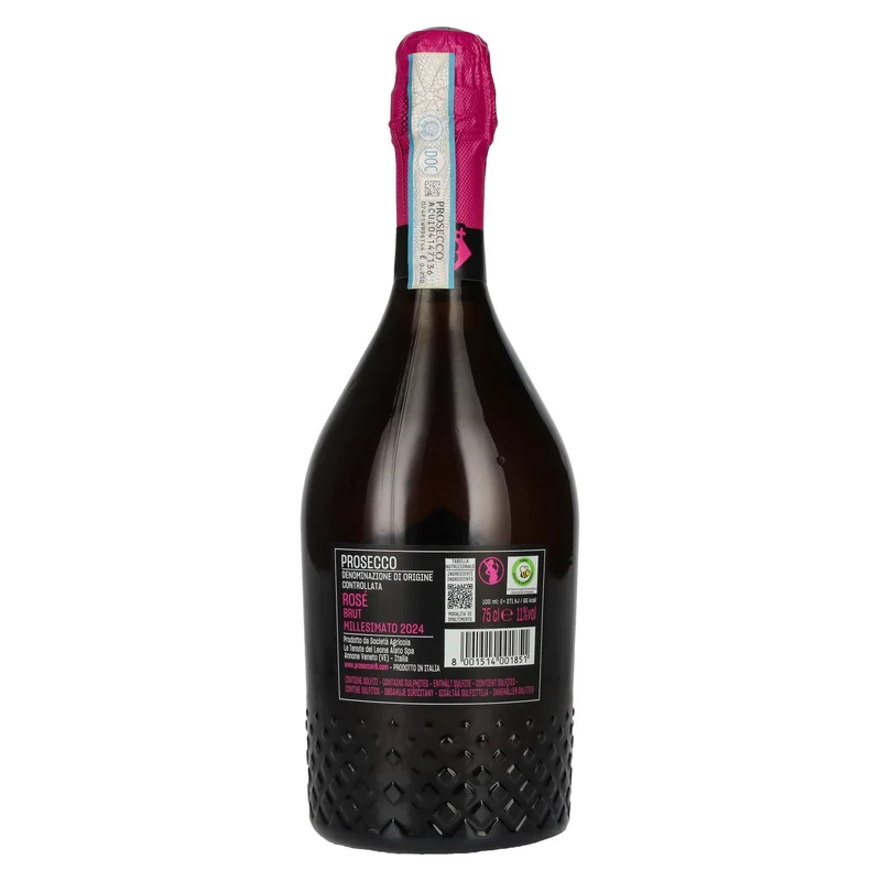 V8+ LELE Prosecco Rosé Brut Millesimato DOC 2024 11% Vol. 0,75l