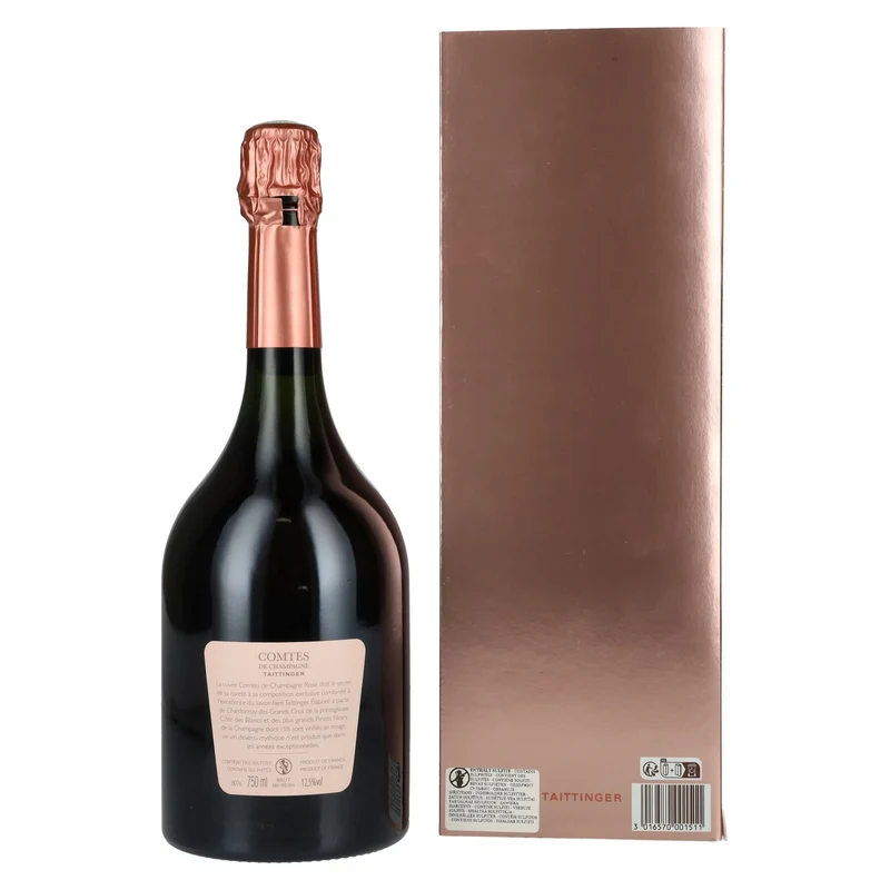 Taittinger COMTES DE CHAMPAGNE Rosé 2012 12,5% Vol. 0,75l in Geschenkbox