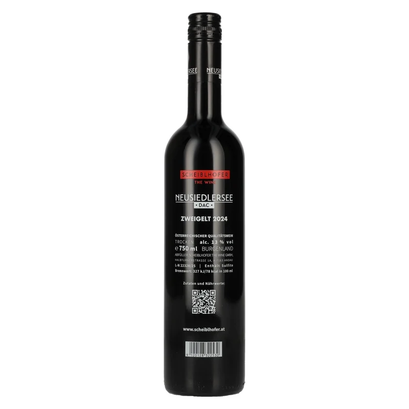 Scheiblhofer Zweigelt Neusiedlersee DAC 2024 13% Vol. 0,75l