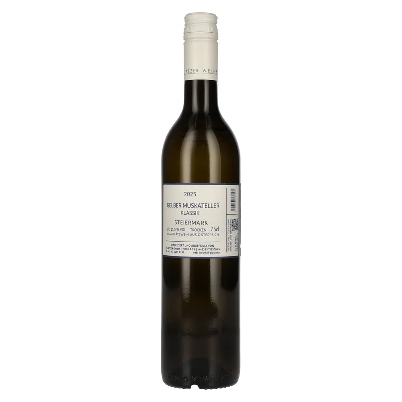 Platzer Gelber Muskateller Klassik Steiermark 2025 11,5% Vol. 0,75l