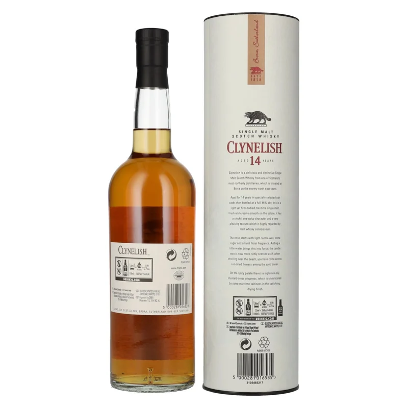Clynelish 14 Years Old Single Malt 46% Vol. 0,7l in Geschenkbox