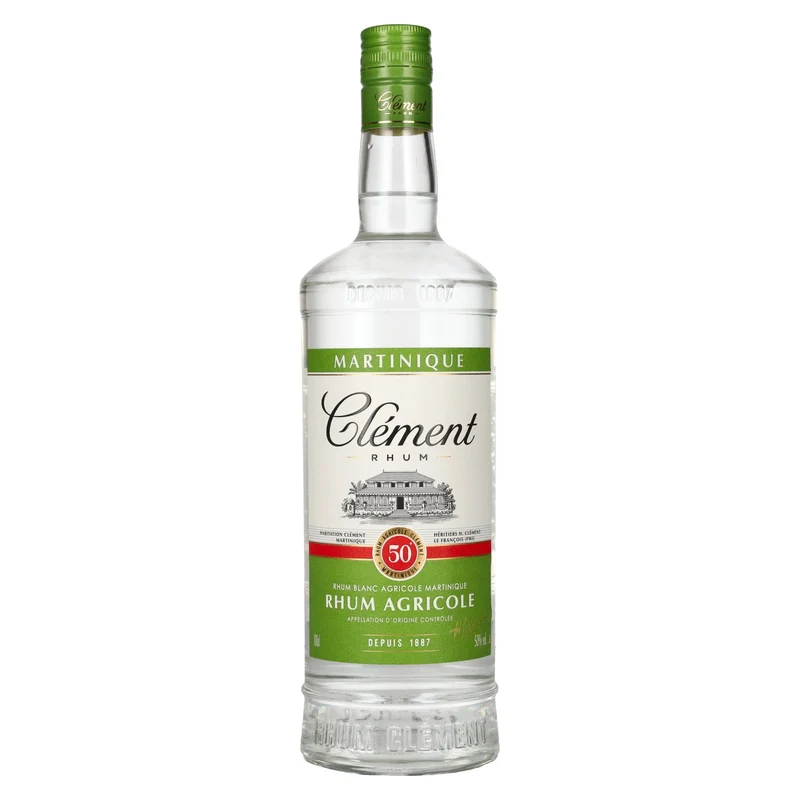 Clément Rhum Agricole Blanc 50% Vol. 1l