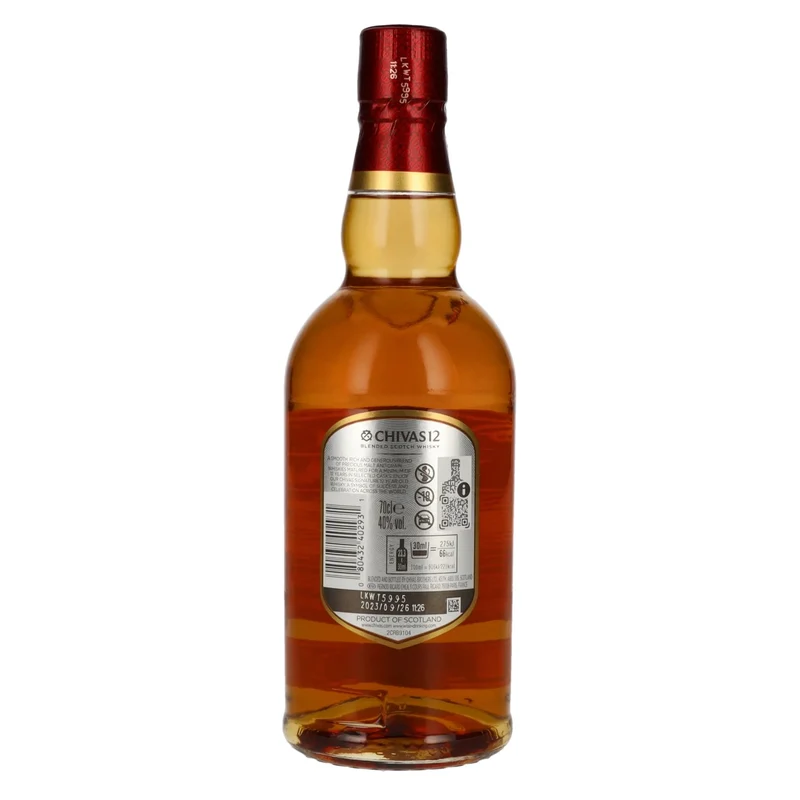 Chivas Regal 12 Years Old Blended Scotch Whisky 40% Vol. 0,7l