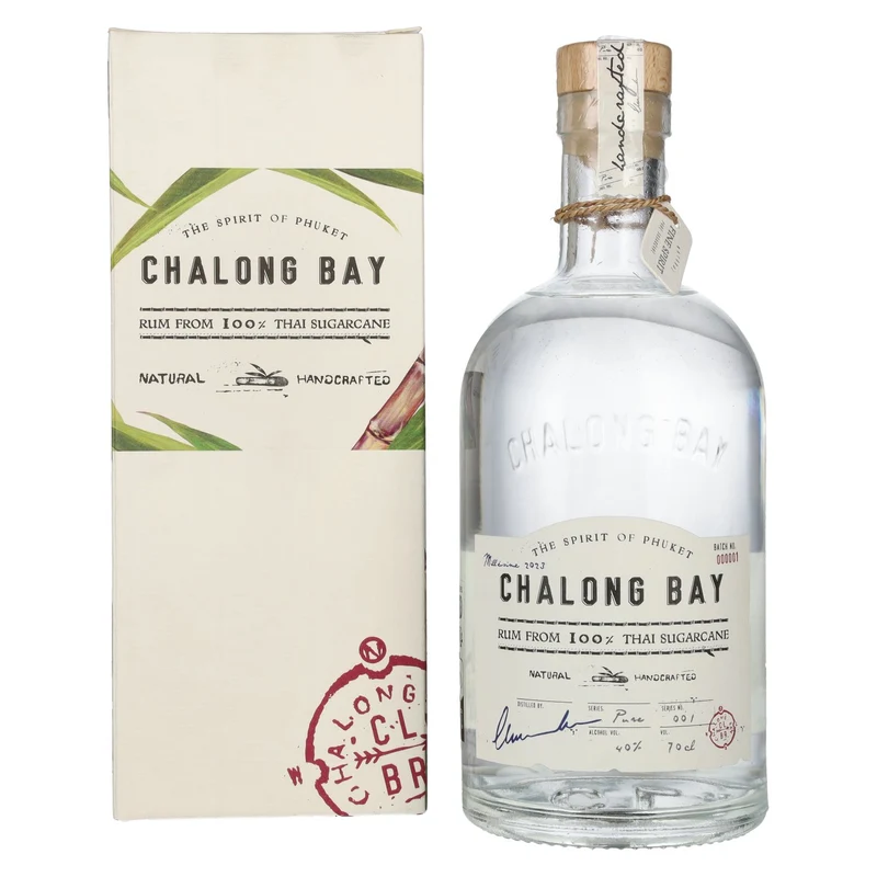 Chalong Bay PURE CANE Spirit Drink 40% Vol. 0,7l in Geschenkbox