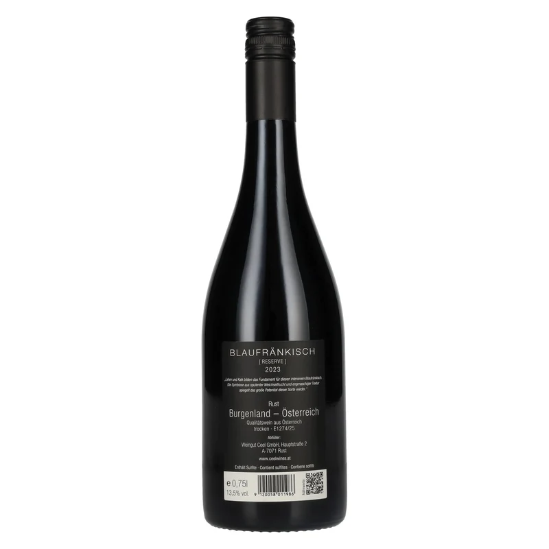Ceel Blaufränkisch Reserve 2023 13,5% Vol. 0,75l