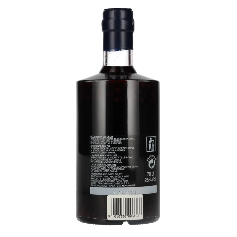 Caselli Mirtillino Liquore con Mirtilli Neri 25% Vol. 0,7l