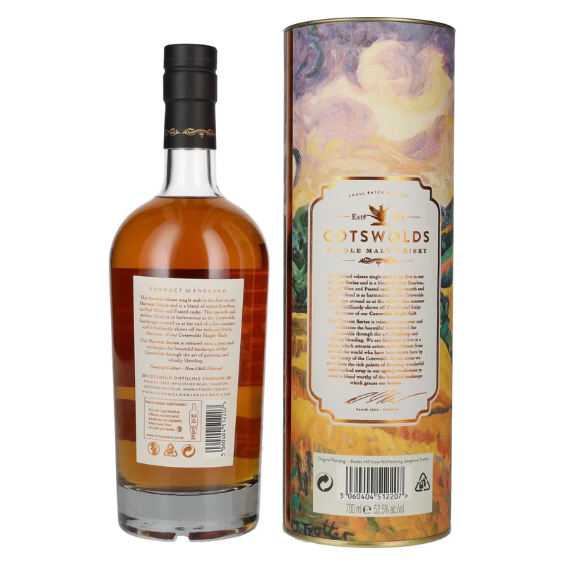 Cotswolds GOLDEN WOLD The Harvest Series Batch 01/2022 52,5% Vol. 0,7l in Geschenkbox