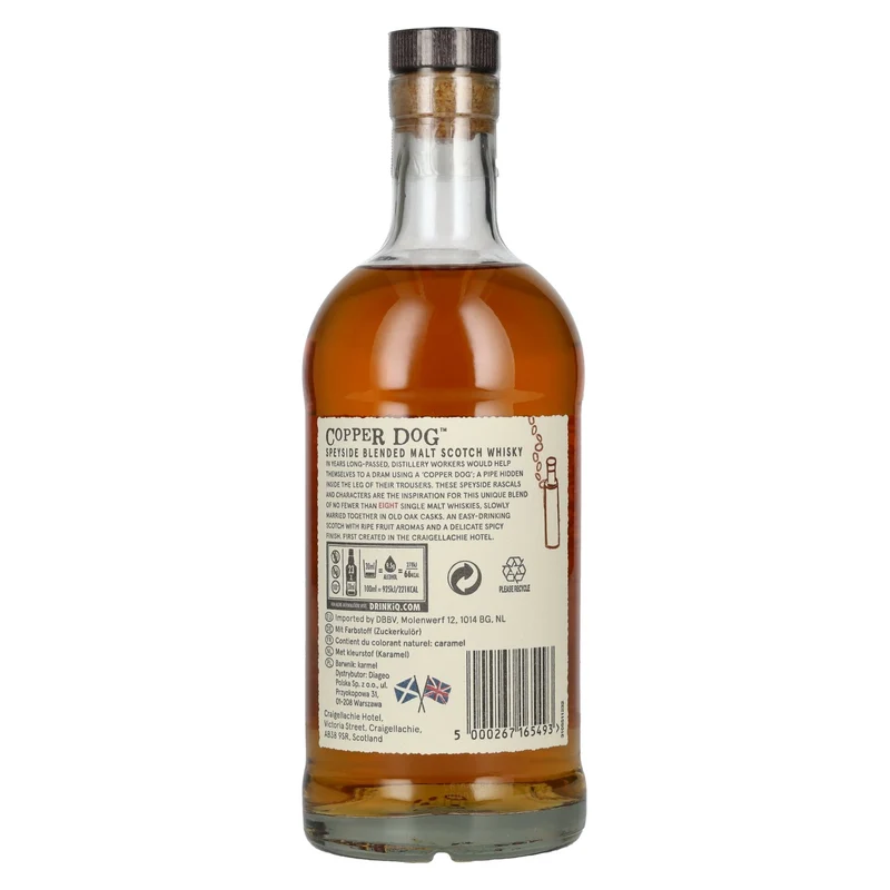 Copper Dog Speyside Blended Malt Scotch Whisky 40% Vol. 0,7l
