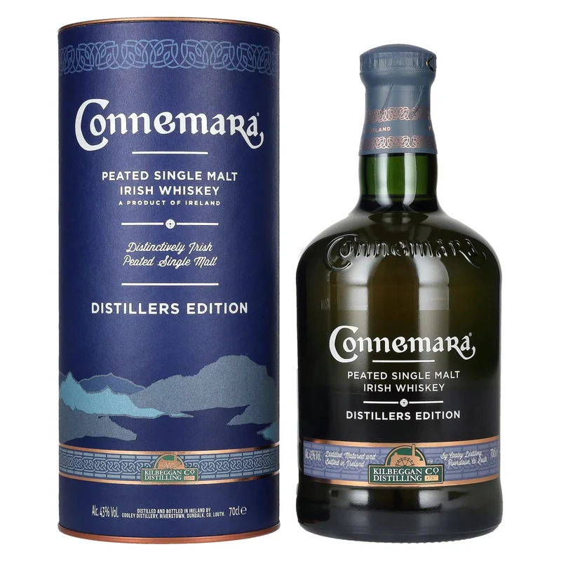 Connemara DISTILLERS EDITION Peated Single Malt Irish Whiskey 43% Vol. 0,7l in Geschenkbox
