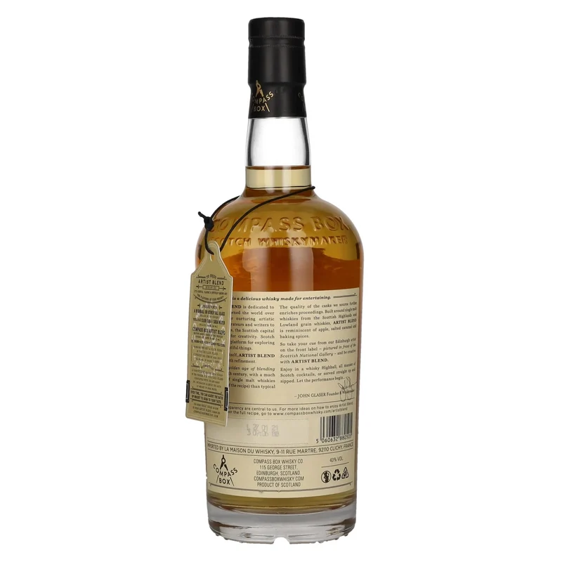 Compass Box ARTIST BLEND Scotch Whisky 43% Vol. 0,7l