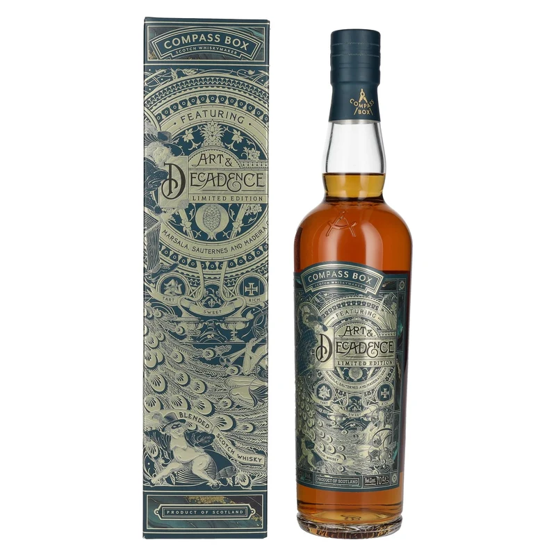 Compass Box ART & DECADENCE Blended Scotch Whisky 49% Vol. 0,7l in Geschenkbox