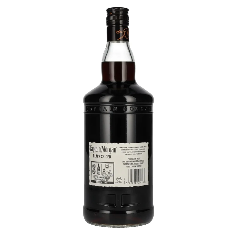 Captain Morgan Black Spiced Premium Spirit Drink 40% Vol. 1l