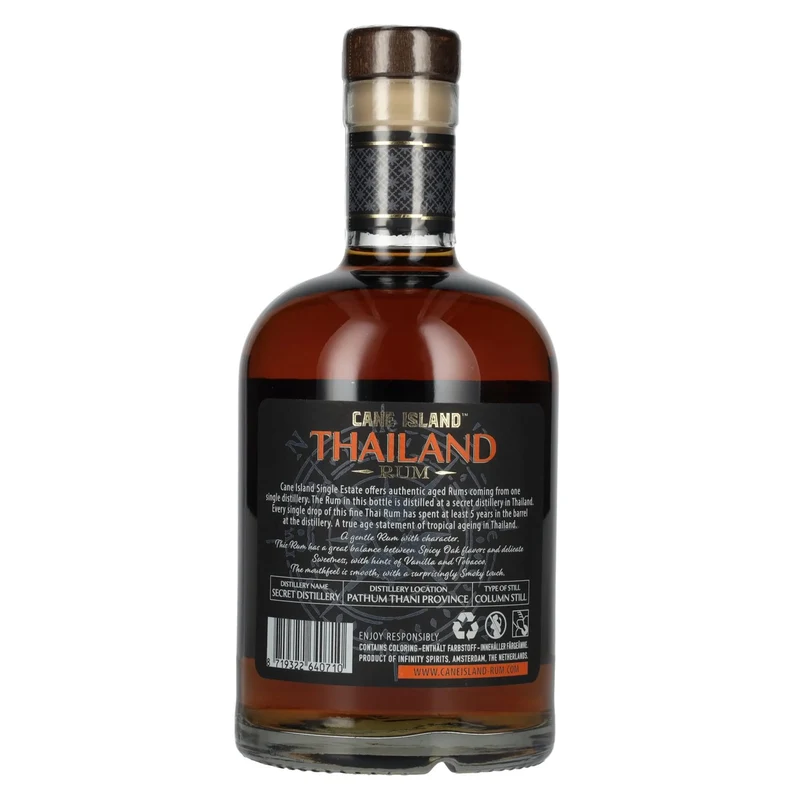 Cane Island THAILAND 5 Years Old Single Estate Rum 43% Vol. 0,7l