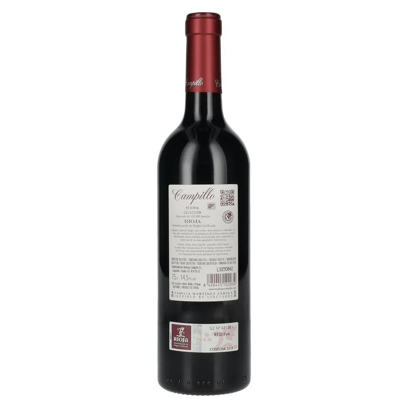Campillo Reserva Colección Rioja DOC 2019 14,5% Vol. 0,75l