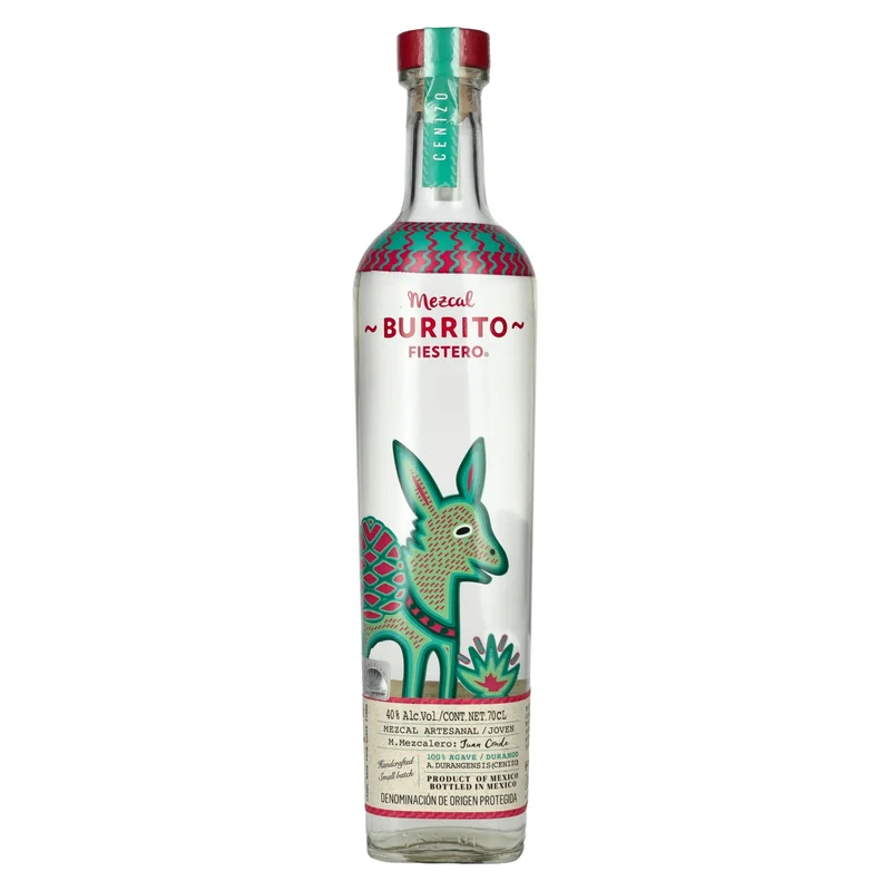Burrito Fiestero Mezcal Artesanal Cenizo DOP 40% Vol. 0,7l