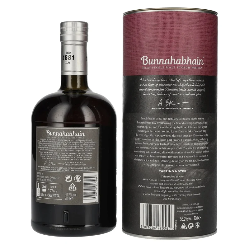 Bunnahabhain AONADH Islay Single Malt Limited Release No. 9 56,2% Vol. 0,7l in Geschenkbox