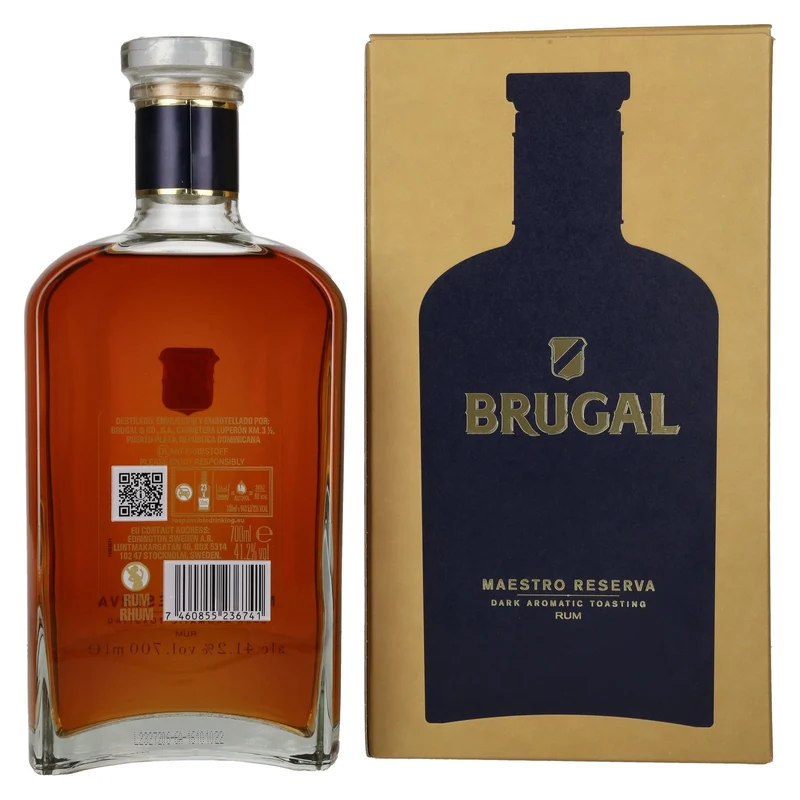 Brugal Maestro Reserva Rum 41,2% Vol. 0,7l in Geschenkbox