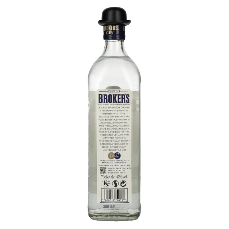 Broker's Premium London Dry Gin 47% Vol. 0,7l