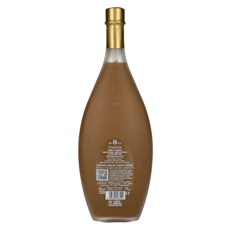 Bottega Crema di CIOCCOLATO GIANDUIA Cream Liqueur 17% Vol. 0,5l
