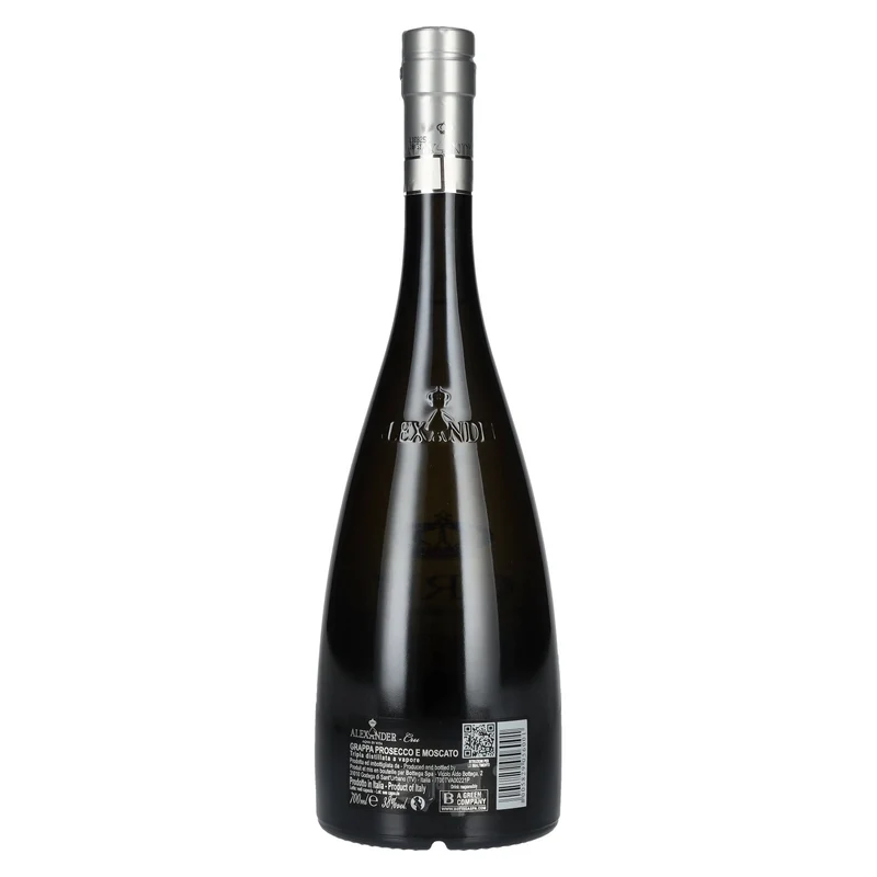 Bottega Alexander Aqva Di Vita Grappa Cru Prosecco & Moscato 38% Vol. 0,7l