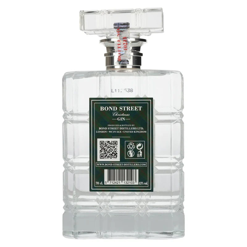 Bond Street Christmas Gin 43% Vol. 0,7l
