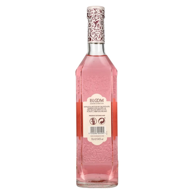 Bloom JASMINE & ROSE GIN Limited Edition 40% Vol. 0,7l