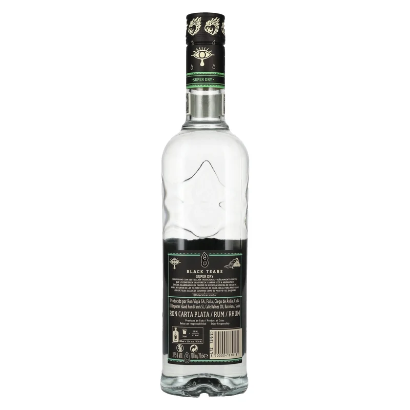 Black Tears Super Dry White Rum 37,5% Vol. 0,7l