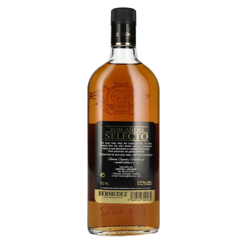 Bermudez Ron Añejo SELECTO Ron Dominicano 37,5% Vol. 0,7l