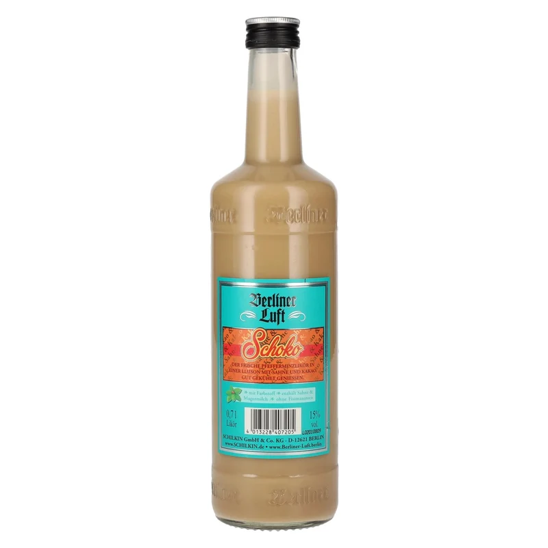 Berliner Luft SCHOKO Der Frische Pfefferminzlikör 15% Vol. 0,7l