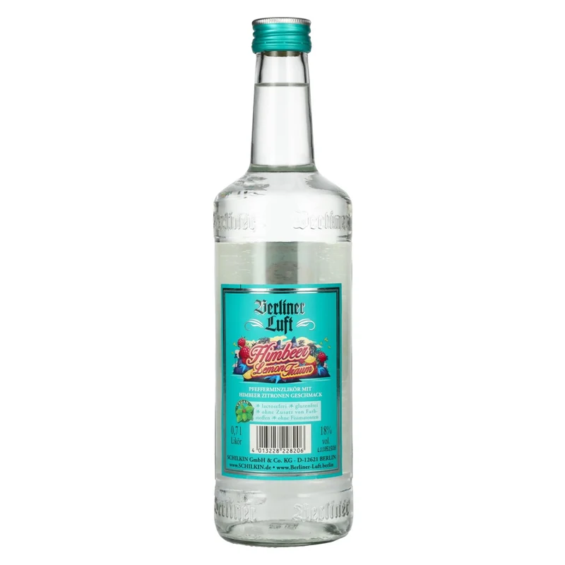 Berliner Luft HIMBEER LEMON TRAUM Der Frische Pfefferminzlikör 18% Vol. 0,7l