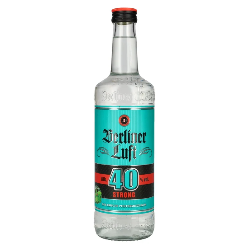 Berliner Luft STRONG Pfefferminzlikör 40% Vol. 0,7l