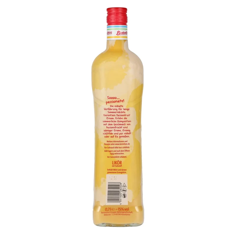 Berentzen Passionfruit Cream Likör 15% Vol. 0,7l