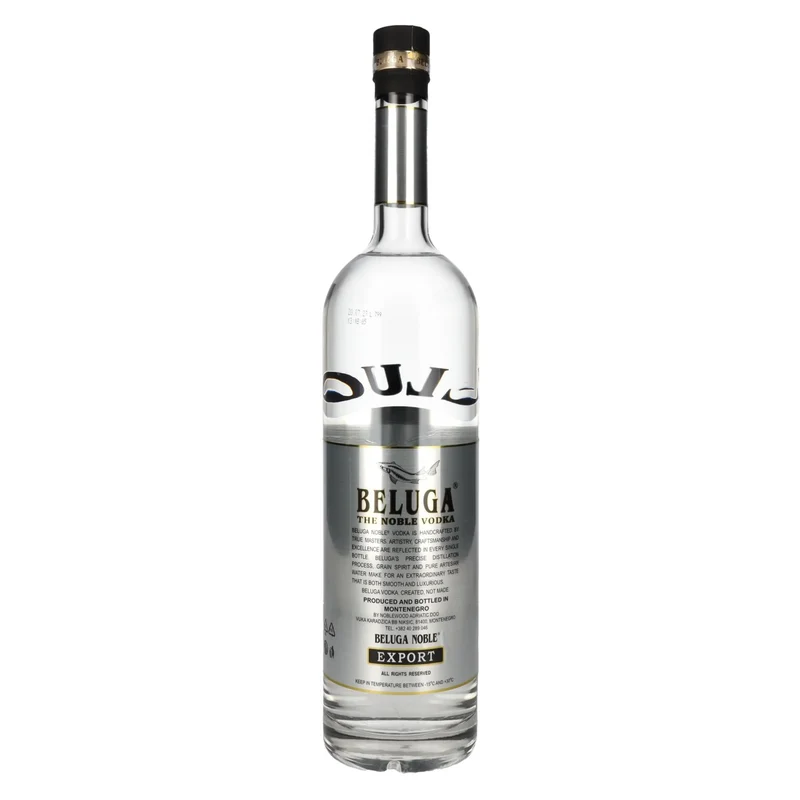 Beluga Noble Vodka EXPORT Montenegro 40% Vol. 1,5l