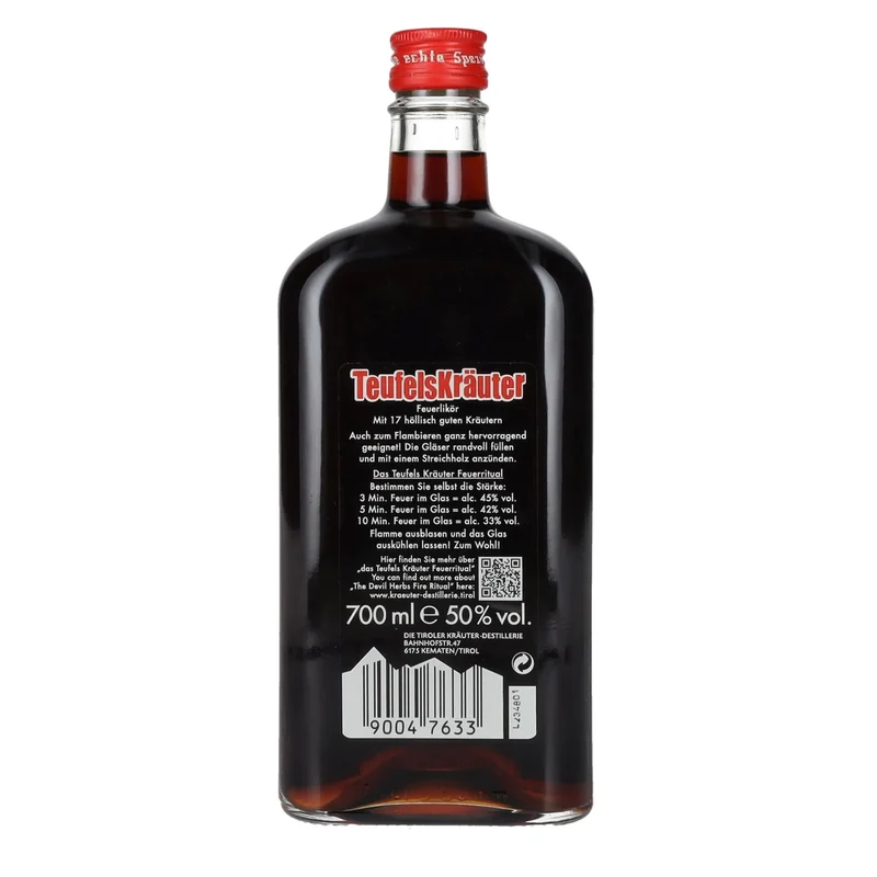 Baumann Teufelskräuter Feuerlikör 50% Vol. 0,7l