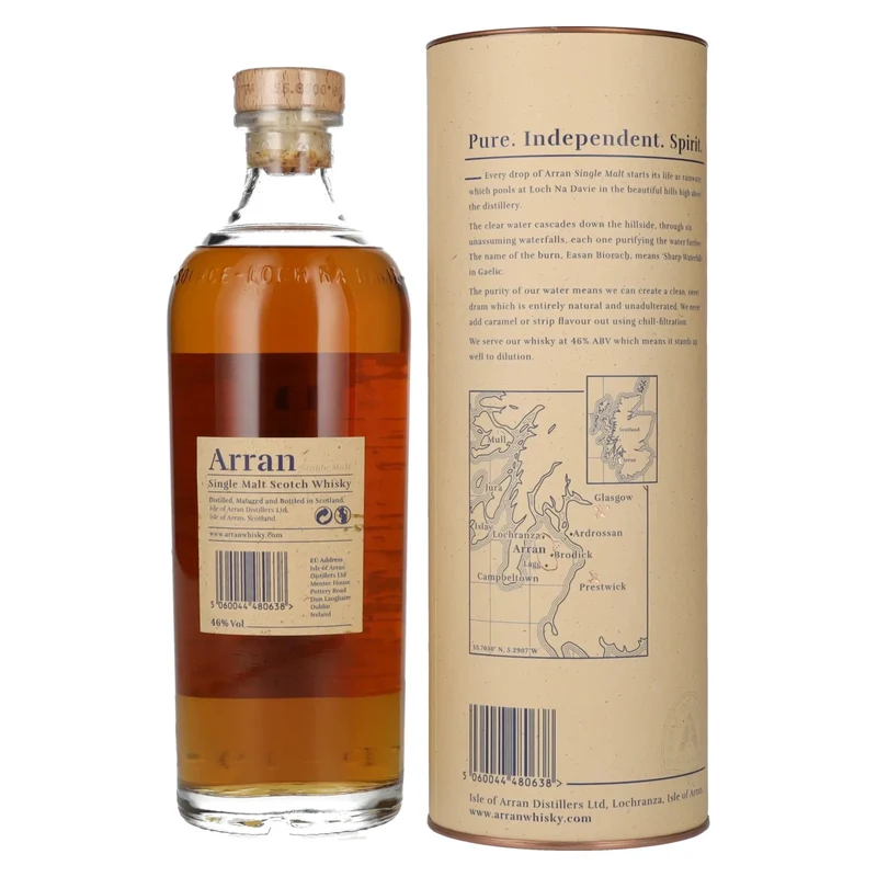 Arran 10 Years Old Single Malt Scotch Whisky 46% Vol. 0,7l in Geschenkbox