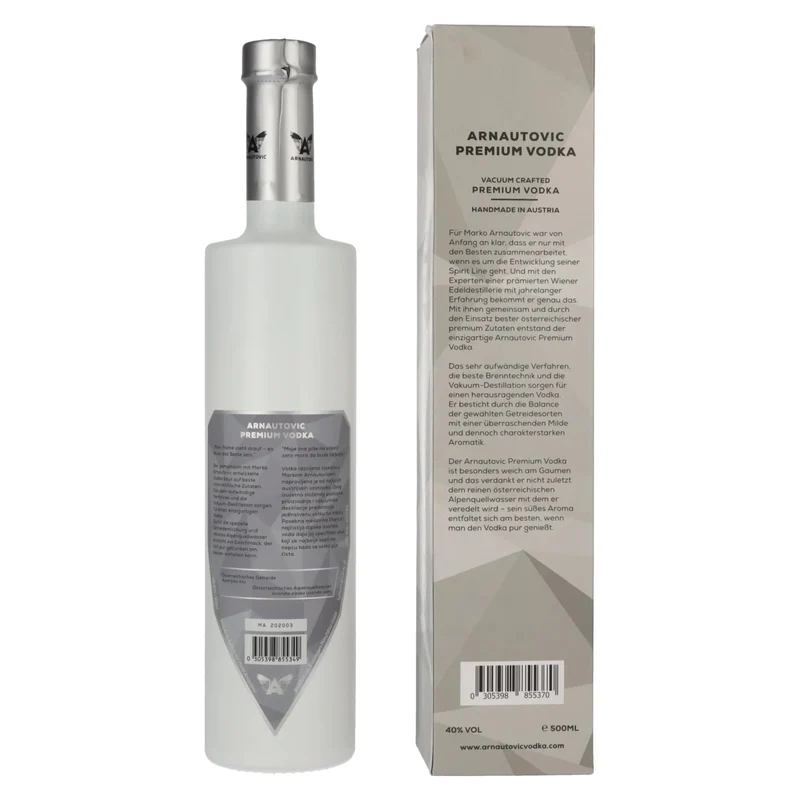 Arnautovic Premium Vodka 40% Vol. 0,5l in Geschenkbox