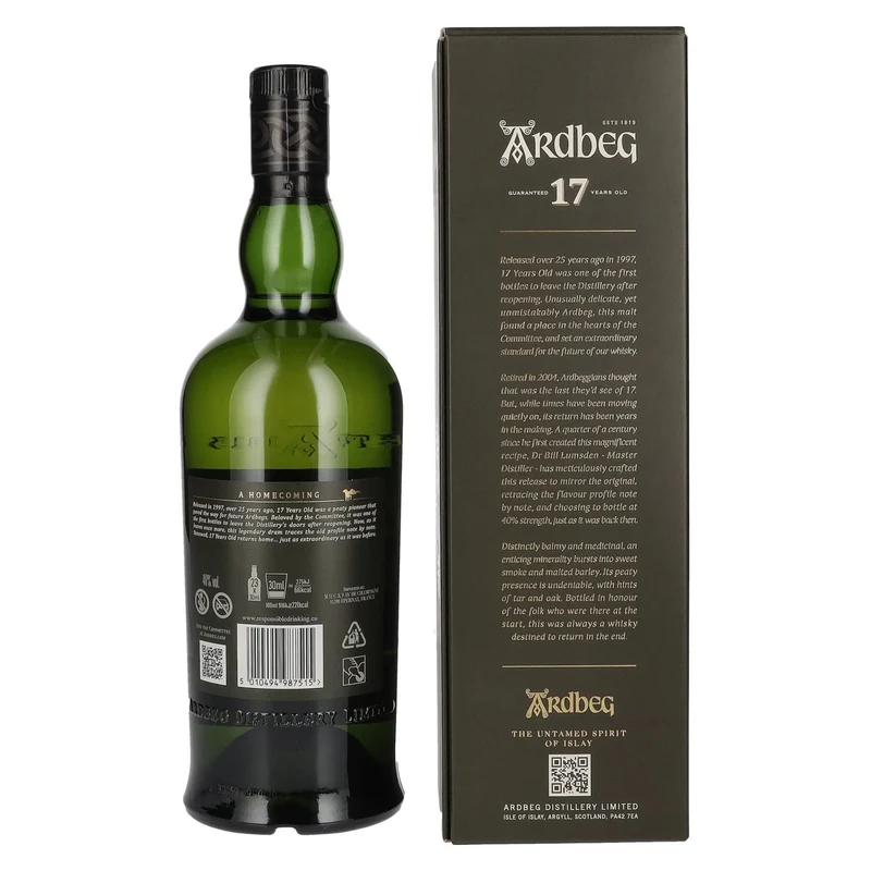 Ardbeg 17 Years Old The Ultimate Committee Exclusive Islay Single Malt 40% Vol. 0,7l in Geschenkbox