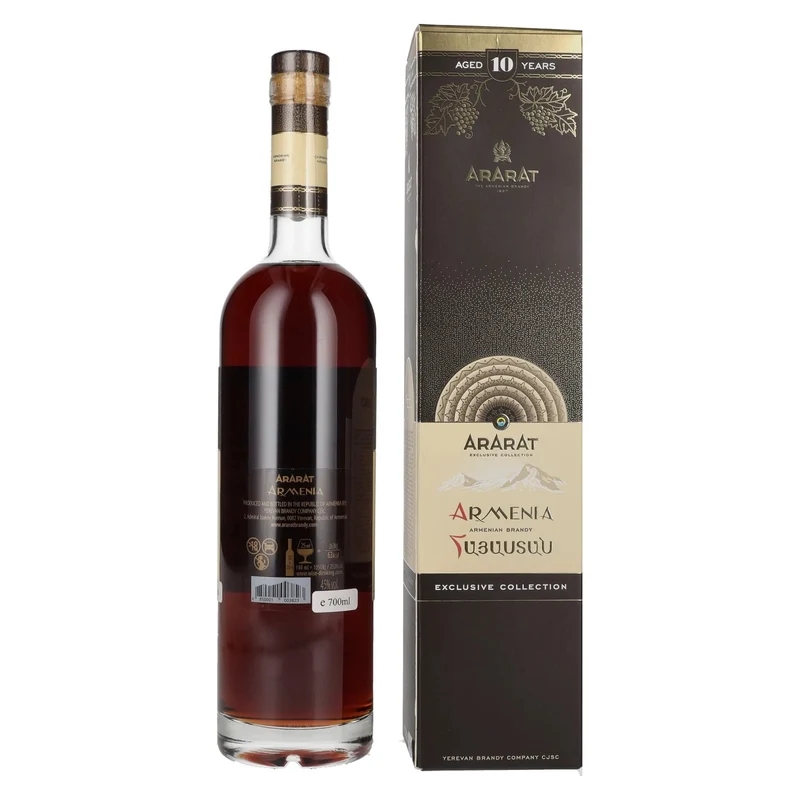 Ararat Armenia 10 Years Old Exclusive Collection 45% Vol. 0,7l in Geschenkbox