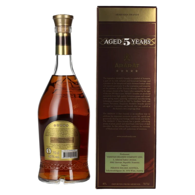 Ararat 5 Years Old 40% Vol. 0,7l in Geschenkbox