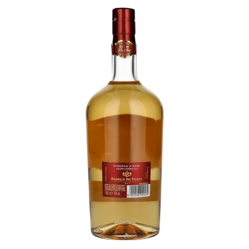 Andrea Da Ponte Grappa Riserva 3 Years Old 40% Vol. 1l