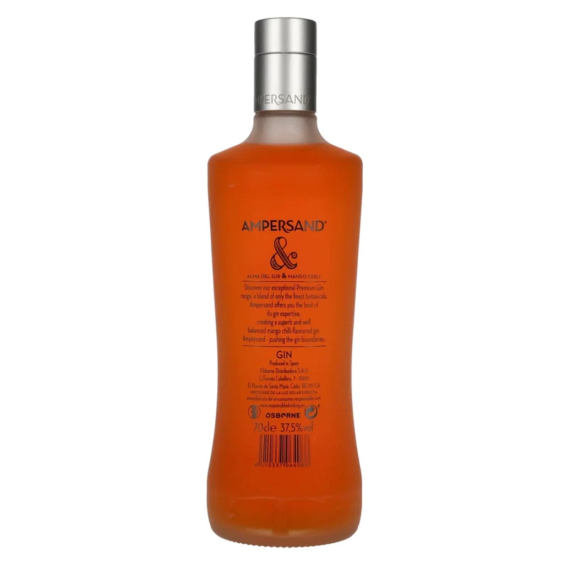 Ampersand MANGO CHILI FLAVOUR Premium Gin 37,5% Vol. 0,7l