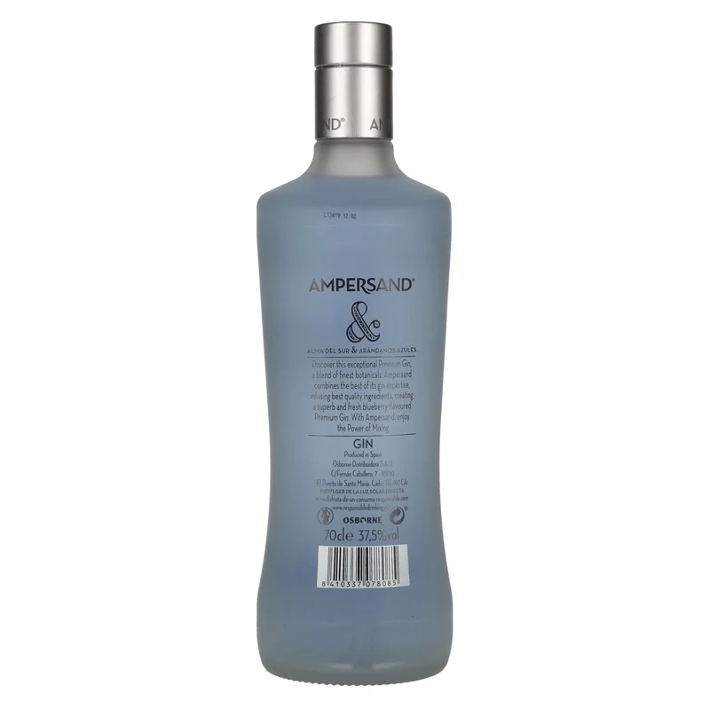 Ampersand BLUEBERRY FLAVOUR Premium Gin 37,5% Vol. 0,7l
