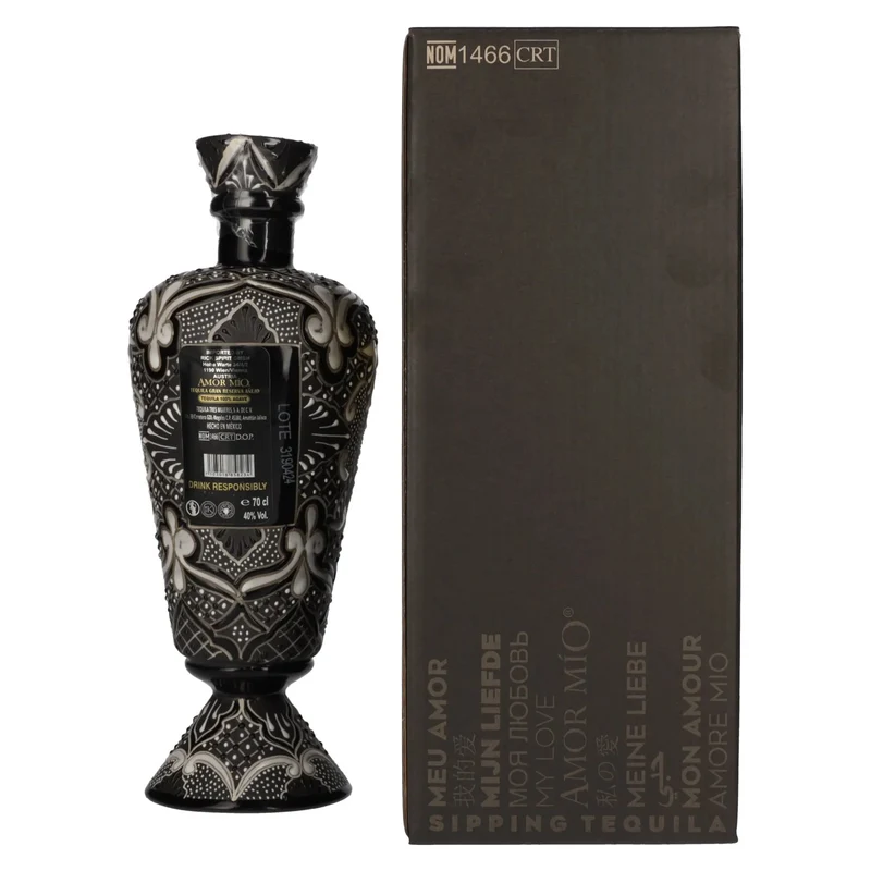 Amor Mío Tequila Gran Reserva Añejo 100% Agave Azul 40% Vol. 0,7l in Geschenkbox