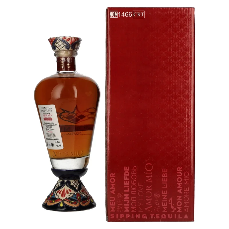 Amor Mío Tequila Añejo 100% Agave Azul 40% Vol. 0,7l in Geschenkbox
