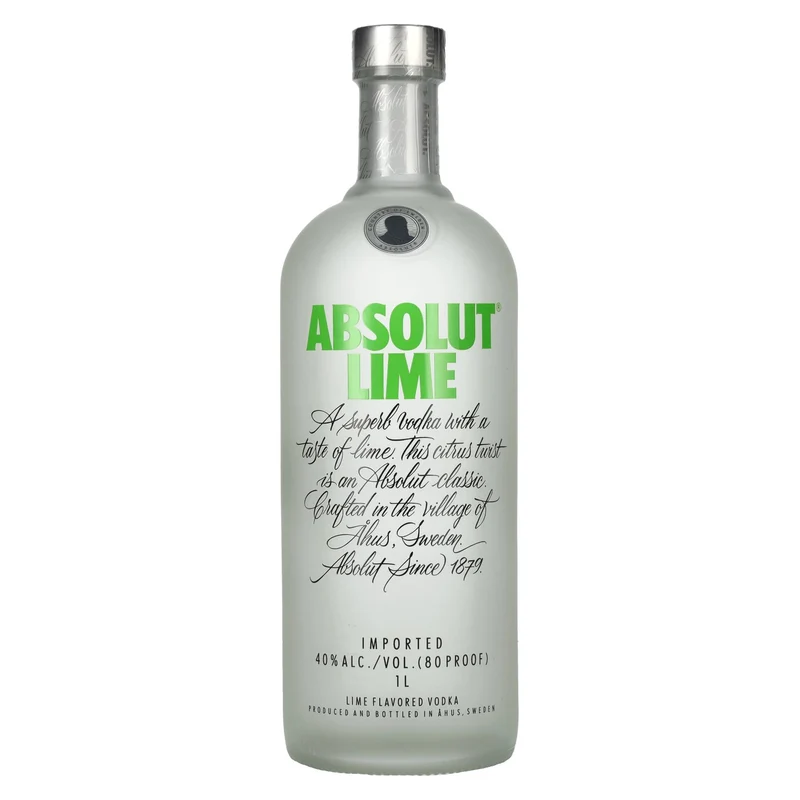 Absolut LIME Flavored Vodka 40% Vol. 1l