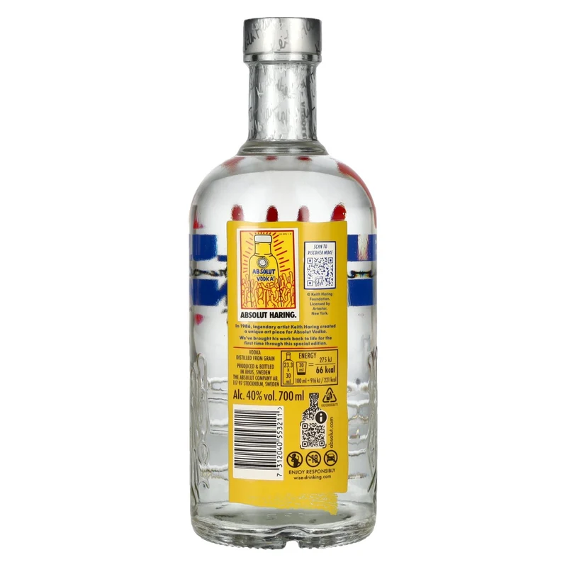 Absolut HARING Vodka 40% Vol. 0,7l