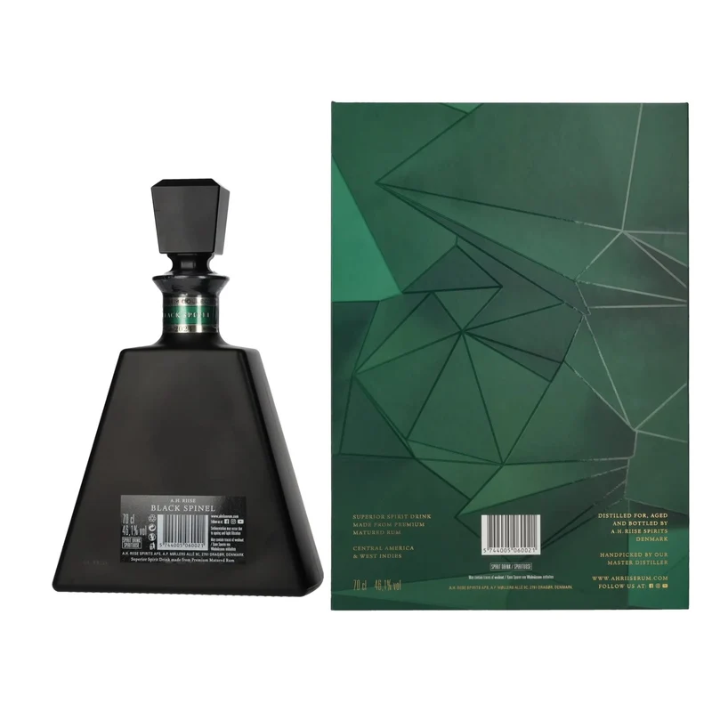 A.H. Riise Black Spinel BLACK GEM COLLECTION Spirit Drink 46,1% Vol. 0,7l in Geschenkbox