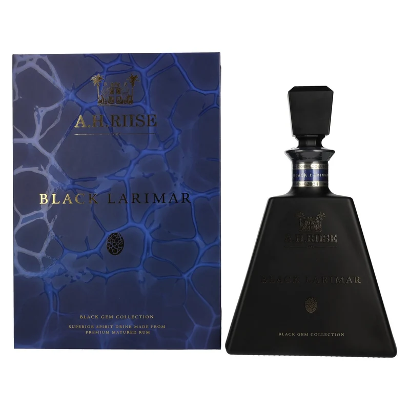 A.H. Riise Black BLACK LARIMAR Gem Collection Spirit Drink 45,2% Vol. 0,7l in Geschenkbox