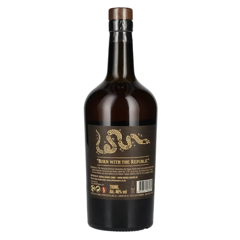 1776 James E. Pepper Straight BOURBON Whiskey 46% Vol. 0,7l